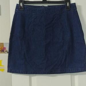 Old Navy blue jean skirt